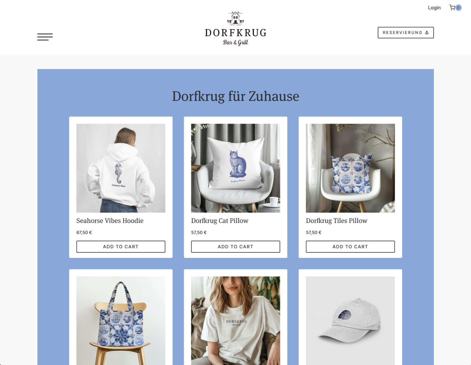 Dorfkrug case study website 1